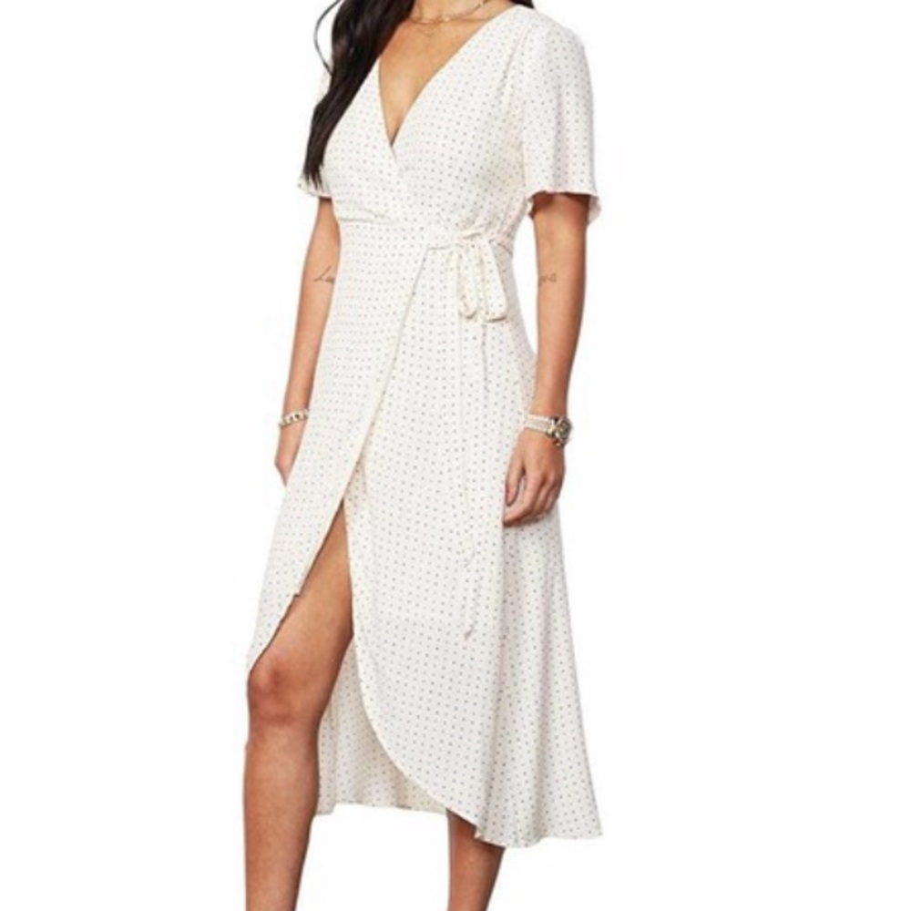 Tart midi wrap dress
